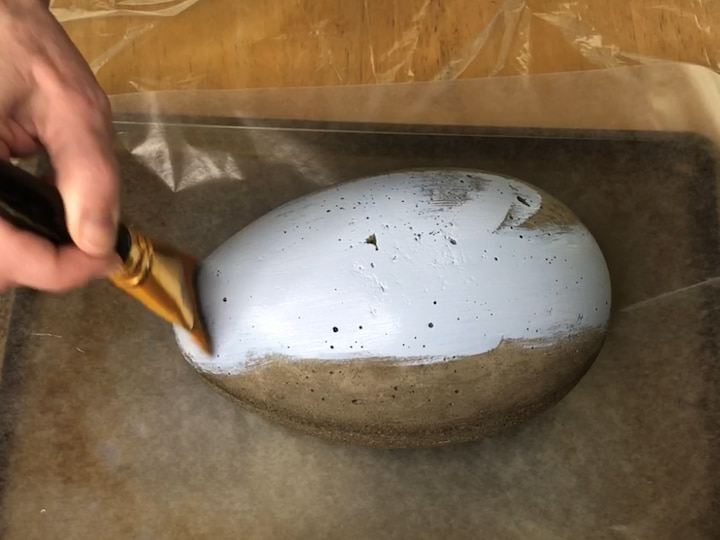 8. Paint the Concrete Egg