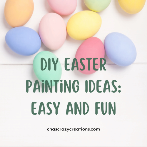 Are you looking for some Easter Painting Ideas?  Here are some easy spring DIYs that you can make on a budget.