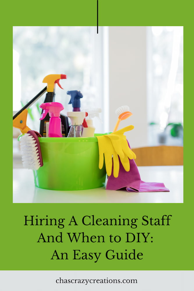 Are you looking into hiring a cleaning staff or possibly wondering if you should just do it yourself?  Here is an easy guide to help you decide.