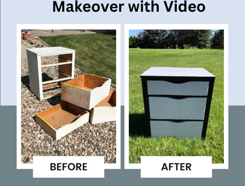 Super Easy Chest of Drawers Makeover with Video