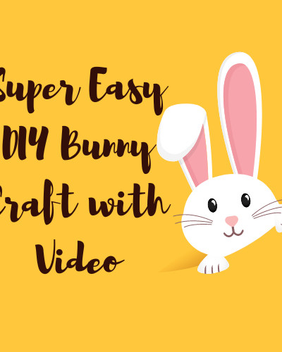 Are you looking for an easy bunny craft? Here is one that is so easy and cute. Everyone will want to get in on the fun!