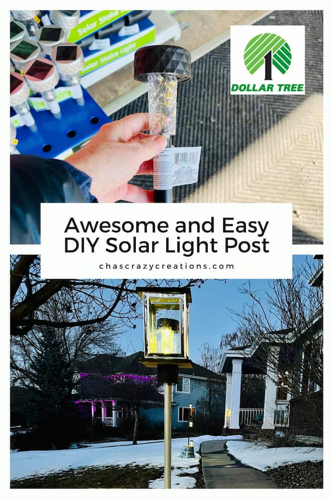 Do you want a DIY solar light post? With just a few inexpensive materials you can make your own and save tons of money!