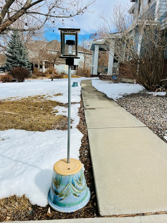 Do you want a DIY solar light post?  With just a few inexpensive materials you can make your own and save tons of money!