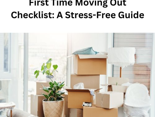 Are you looking for a first time moving out checklist? Here is a quick and easy step by step stress free guide.