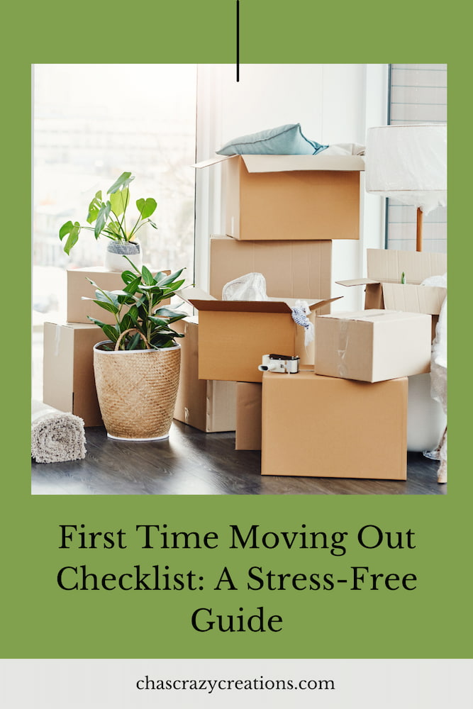 Are you looking for a first time moving out checklist?  Here is a quick and easy step by step stress free guide.
