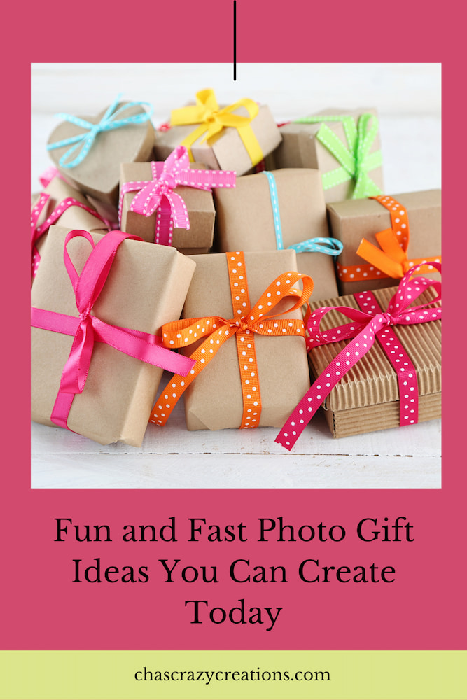 Are you looking for some photo gift ideas?  Here are some simple and easy gifts you can create starting today.