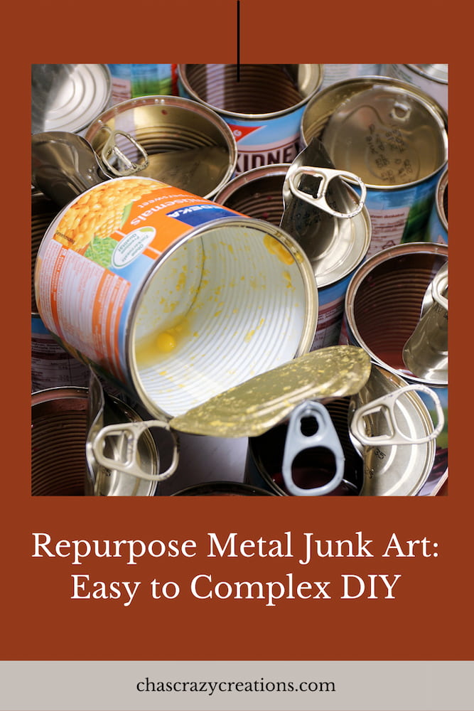 You've got scrap metal but don't know what to do with it?  Make your own junk art, and you can create easy-to-hard DIYs