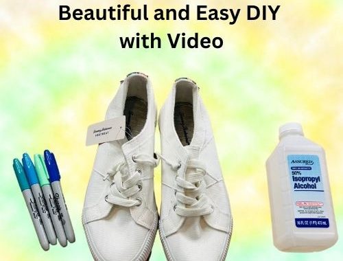 Tie Dye Shoes: Beautiful and Easy DIY with Video