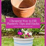 Are you looking for the cheapest way to fill planters? Need to fill a large planter fast? Are you tired of spending a fortune on dirt and other fillers for your planters? Well, we have good news for you! You don't have to break the bank to fill your planters. In fact, there are many inexpensive and creative ways to fill up the bottom of a large planter while still providing the necessary nutrients and drainage for your plants.