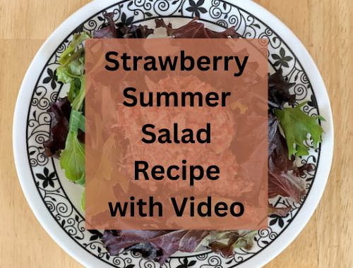 This delightful Strawberry Summer Salad recipe is perfect for those warm, sunny days when you're craving something fresh and flavorful