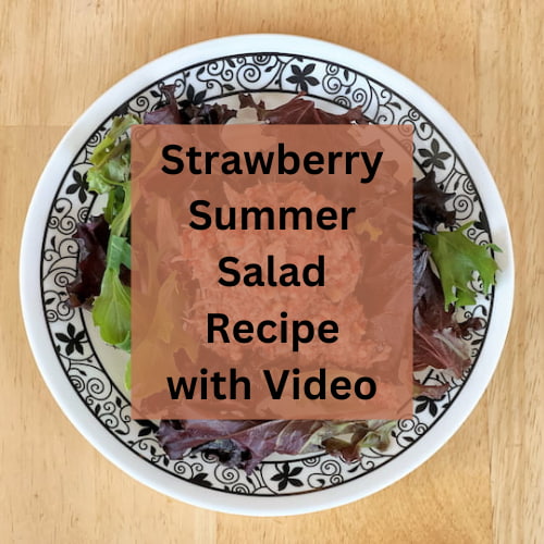 Strawberry Summer Salad Recipe with Video