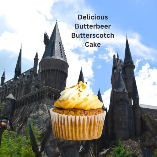 Delicious Butterbeer Butterscotch Cake