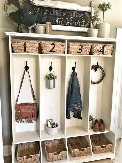 DIY Cubby and Basket Summer Refresh