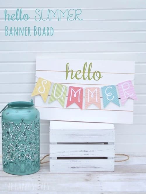  DIY summer room decorations Banner Tutorial