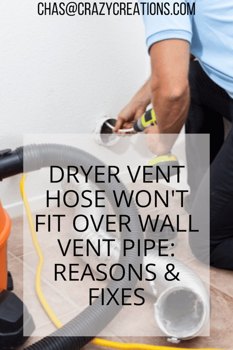 The dryer vent hose won’t fit over the wall vent pipe for several. Read this article to learn how to keep them in place and increase your dryer’s efficiency.