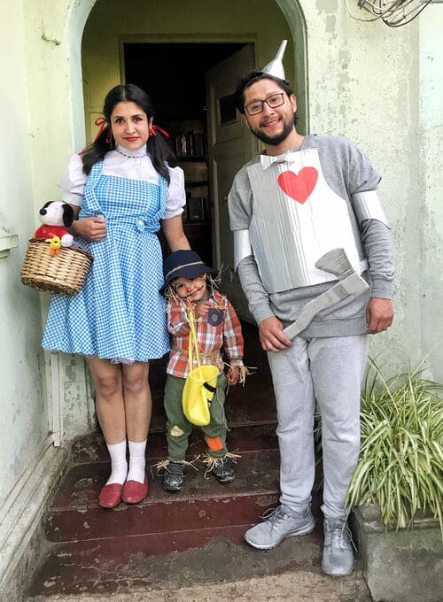 Dorothy and Tin Man Halloween costume