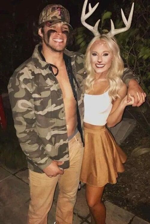 Sexy Deer and Hunter Couples Costume