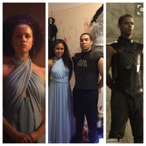 Missandei and Grey Worm From Game of Thrones