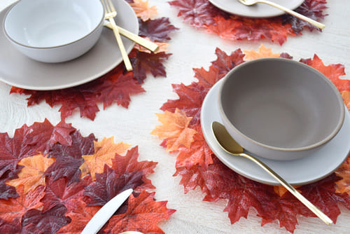 Colorful Leaf Placemats