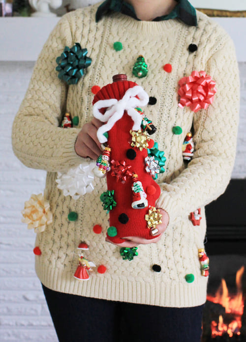 Ugly and Cheap Christmas Sweater DIY