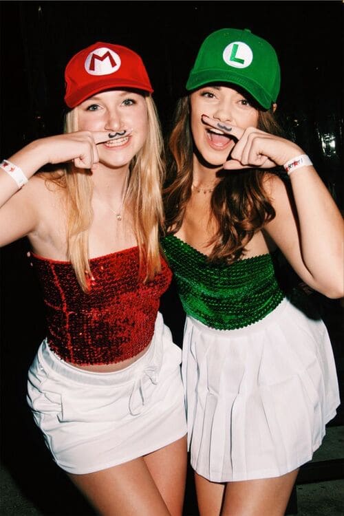 Lady Mario & Luigi Halloween Costume