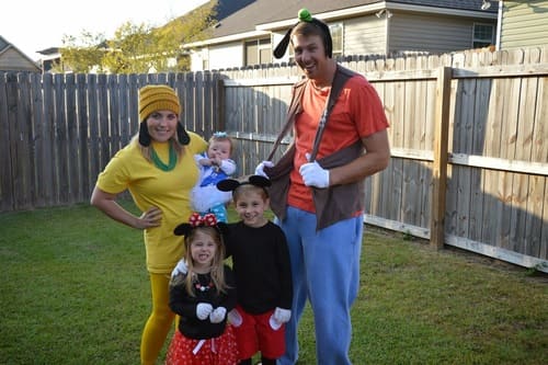 Disney Fab Five Family Halloween Costumes