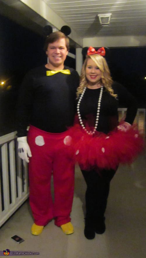 Mickey and Minnie Mouse Couples Costume