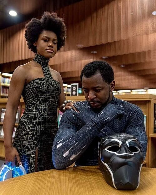 TChalla and Nakia From Black Panther