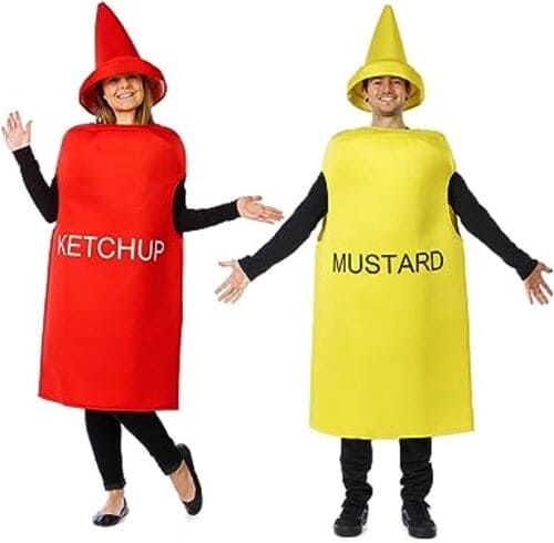 Ketchup and Mustard Costumes for Couples