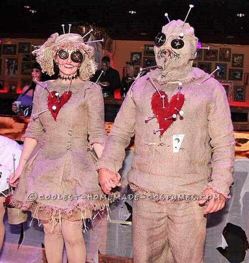 Voodoo Dolls Couple Costumes