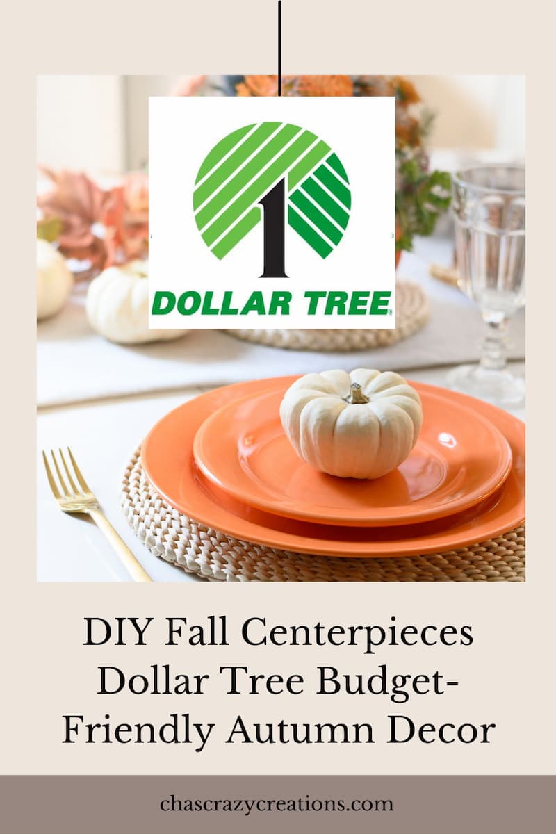 Are you looking for DIY Fall Centerpieces, Dollar Tree is the place to go to build budget friendly autumn decor.