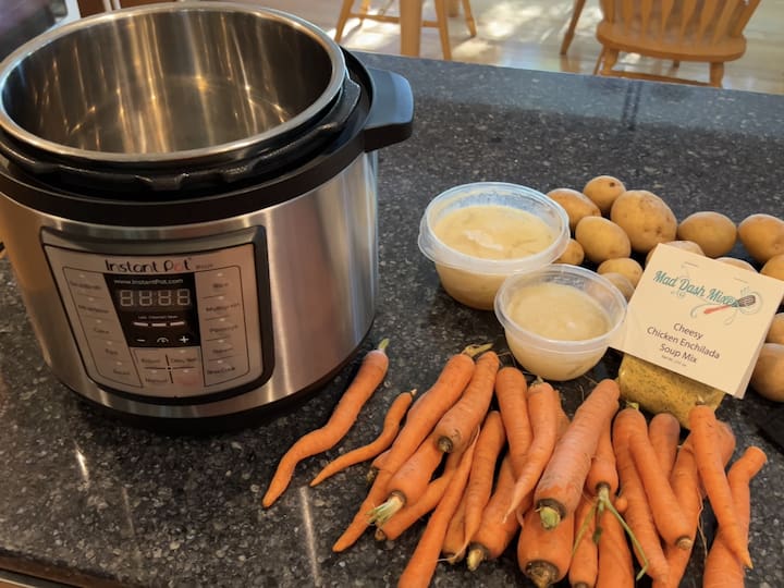 Instant Pot Vegetable Soup Ingredients: