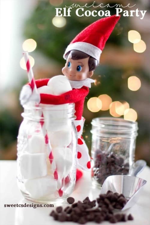 Welcome Elf on a Shelf Cocoa Party