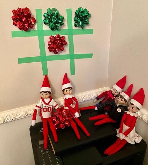 Elf on the Shelf Tic-Tac-Toe