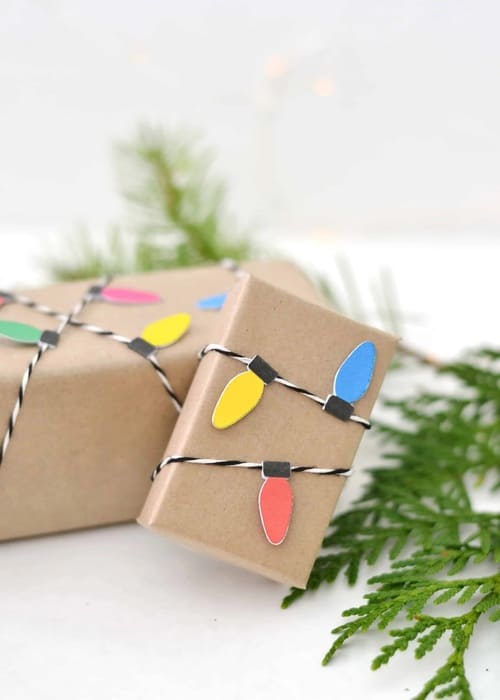 Christmas Light Wrapping Paper