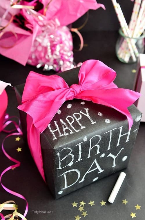 Chalkboard Gift Wraps