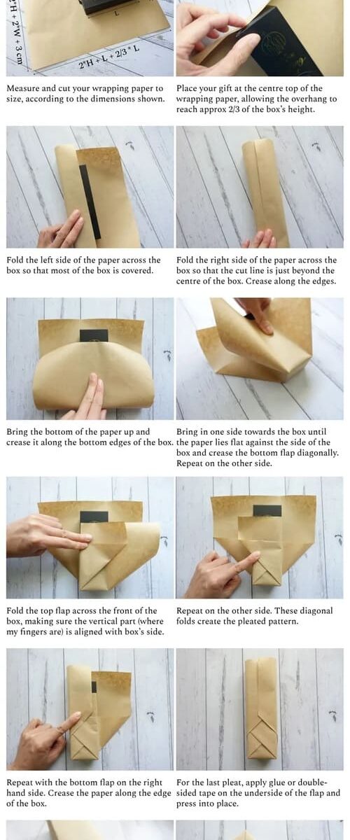 Pleated Wrapping Style