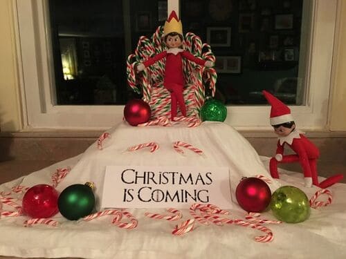Game of Thrones Throne for Elf on the Shelf
