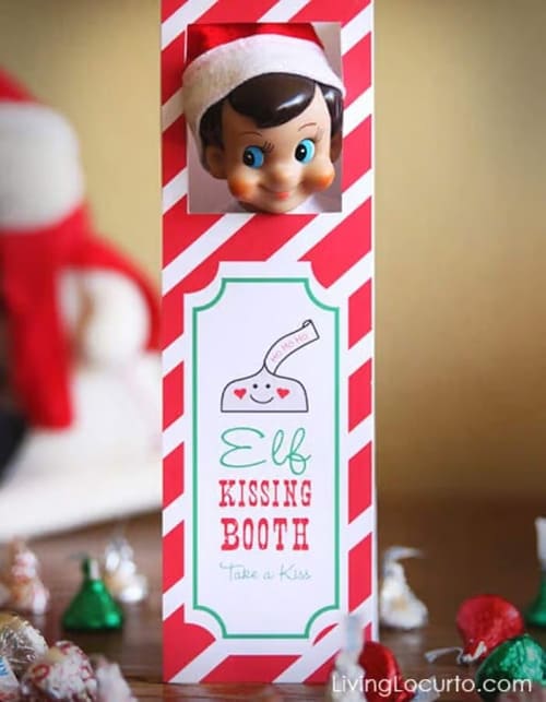 Elf Kissing Booth Printable