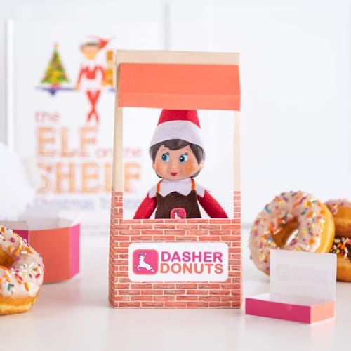 Printable Elf Donut Shop Props
