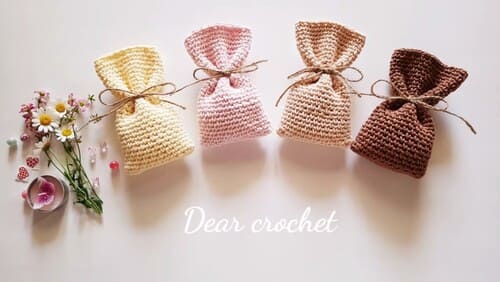 Easy Crochet Gift Bag Pattern