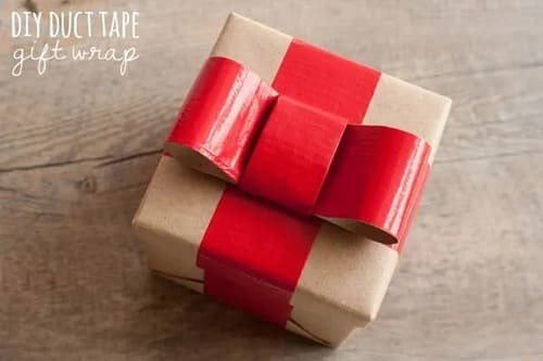 Wrap Your Gift With Duct Tape