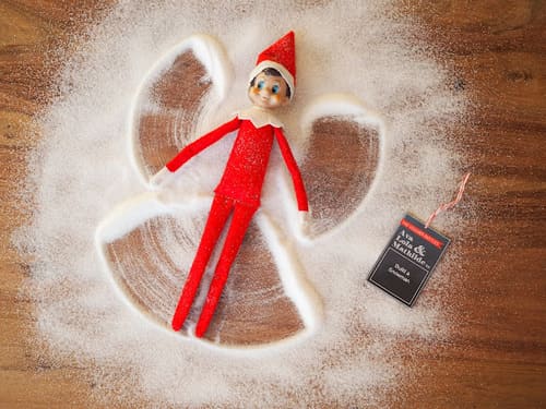 Elf on the Shelf Snow Angel in Salt