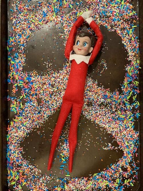 Elf on the Shelf Snow Angel in Sprinkles