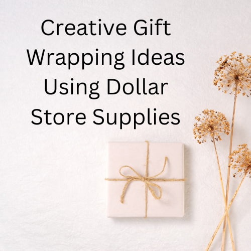 Creative Gift Wrapping Ideas Using Dollar Store Supplies
