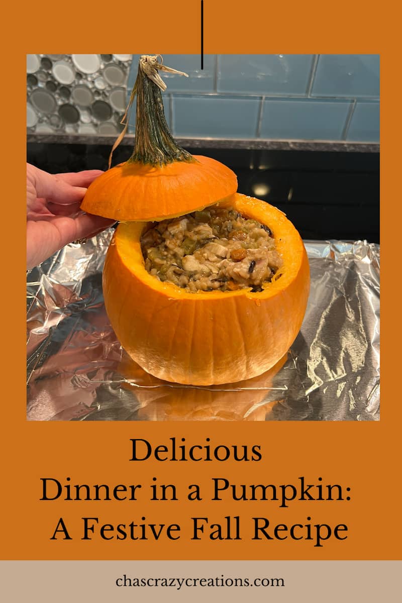 Do you want to make dinner in a pumpkin? This is a super easy recipe that our family makes every year and it's delicious!