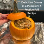 Do you want to make dinner in a pumpkin? This is a super easy recipe that our family makes every year and it's delicious!