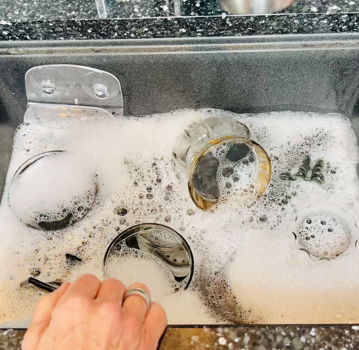 Clean the Dishes: Begin by soaking your old dishes in soapy water. This will help in removing any stickers and cleaning the glass.