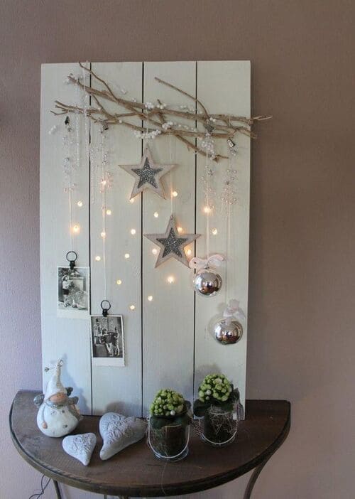Go Nordic with Rustic Winter Decorating Light Board