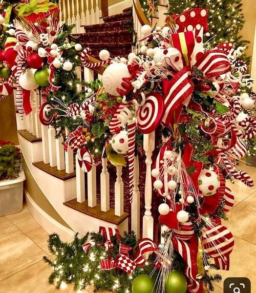 Classic Christmas decorating Themes with a Twist peppermint and candy canes